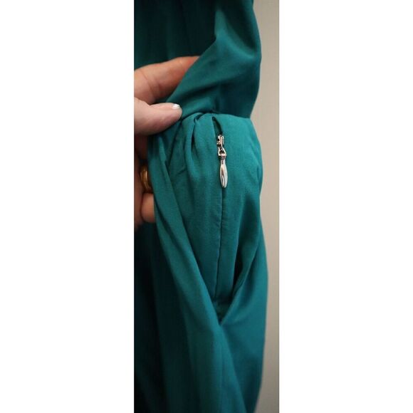 Athleta x Alicia Keys Women's Sz 8 Emerald Green Enlighten Up Jumpsuit - Picture 8 of 15